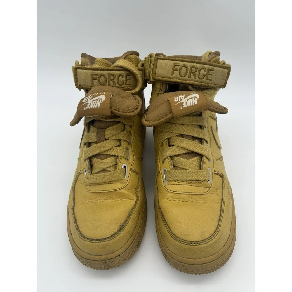 Size 8 - Women's Nike Air Force 1 High Wheat Gold‎